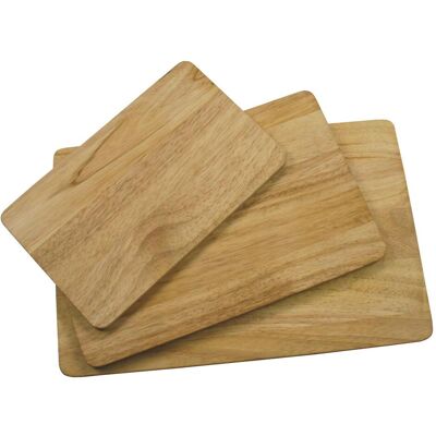 Continenta Gummibaum geölt Schneidebrett, 34x22x1,5 cm, Schneidebrett, Braun Continenta Gummibaum geölt Schneidebrett, 34x22x1,5 cm, Schneidebrett, Braun