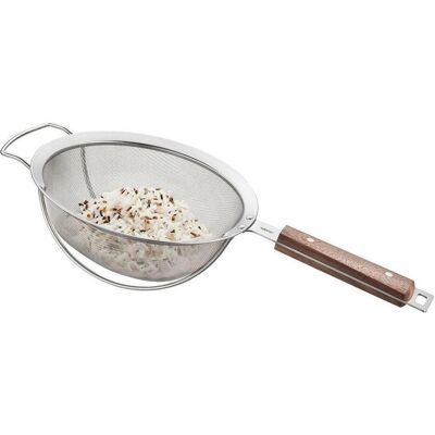 GEFU Sieb 'Passo' mit Holzgriff, Küchensieb, Braun, Silber GEFU Sieb 'Passo' mit Holzgriff, Küchensieb, Braun, Silber