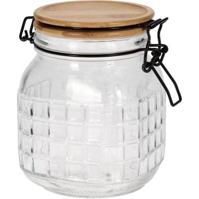 Excellent Houseware Koopman International 15-cm-Aufbewahrungsglas – mit Metalldeckel – klar, Vorratsbehälter, Transparent Excellent Houseware Koopman International 15-cm-Aufbewahrungsglas – mit Metalldeckel – klar, Vorratsbehälter, Transparent