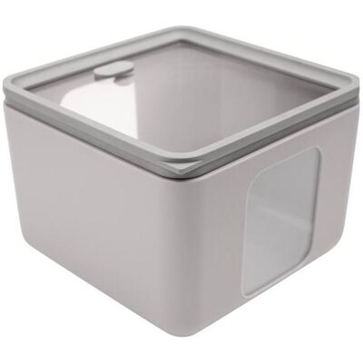 Blim Plus Vorratsdose Quadro M 16.6x16.6x12 cm PEEK BOX Collection, Vorratsbehälter, Grau, Transparent Blim Plus Vorratsdose Quadro M 16.6x16.6x12 cm PEEK BOX Collection, Vorratsbehälter, Grau, Transparent
