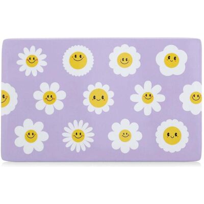 Zeller Present Frühstücksbrettchen Happy Flowers 23.3x14.3x0.3 cm, Schneidebrett, Violett Zeller Present Frühstücksbrettchen Happy Flowers 23.3x14.3x0.3 cm, Schneidebrett, Violett