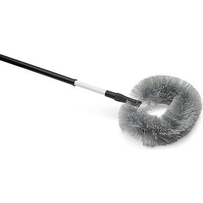 Nölle Staubbesen Oval mit Teleskopstiel grau Kunststoff 31,0 cm breit, Reinigungsutensil, Grau Nölle Staubbesen Oval mit Teleskopstiel grau Kunststoff 31,0 cm breit, Reinigungsutensil, Grau