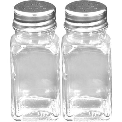 alpina Salt & Pepper 2pcs, Pfeffermühle + Salzmühle, Silber, Transparent alpina Salt & Pepper 2pcs, Pfeffermühle + Salzmühle, Silber, Transparent