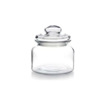 Ibili Glasbehälter 0,53 Liter Ideal für die Aufbewahrung von Lebensmitteln, Vorratsbehälter, Transparent Ibili Glasbehälter 0,53 Liter Ideal für die Aufbewahrung von Lebensmitteln, Vorratsbehälter, Transparent