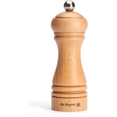 Debuyer Gewürzmühle Holz Java 14 cm Hell, Pfeffermühle + Salzmühle, Beige Debuyer Gewürzmühle Holz Java 14 cm Hell, Pfeffermühle + Salzmühle, Beige