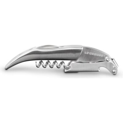 Le Creuset Kellnermesser Premium Edelstahl, Flaschenöffner, Silber Le Creuset Kellnermesser Premium Edelstahl, Flaschenöffner, Silber