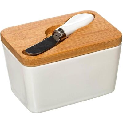 5Five Butterdose + Messer, Vorratsbehälter, Beige 5Five Butterdose + Messer, Vorratsbehälter, Beige