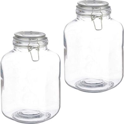 Relaxdays 2x Einmachglas, Einmachgläser, Transparent Relaxdays 2x Einmachglas, Einmachgläser, Transparent