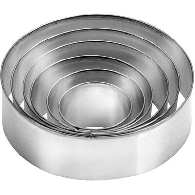 Tescoma Runde Ausstechformen DELÍCIA, 6 St., Ausstechformen, Silber Tescoma Runde Ausstechformen DELÍCIA, 6 St., Ausstechformen, Silber