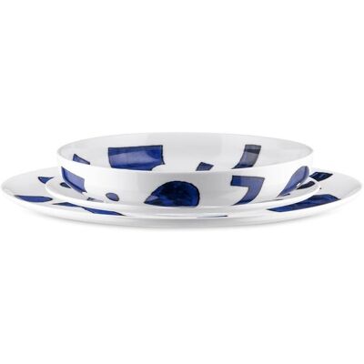 Alessi Geschirrset, Itsumo Yunoki Bordenset NF08S12, 12-delig (12 Stk.) Alessi Geschirrset, Itsumo Yunoki Bordenset NF08S12, 12-delig (12 Stk.)