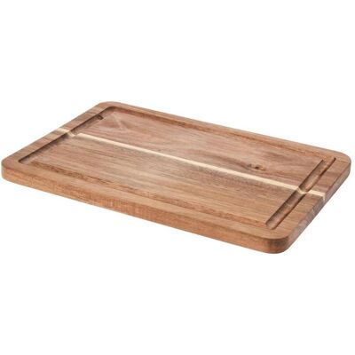 Excellent Houseware Deska do krojenia Deska do krojenia drewniana WOOD, 20 x 28,2 x 1,6 cm, Schneidebrett, Braun Excellent Houseware Deska do krojenia Deska do krojenia drewniana WOOD, 20 x 28,2 x 1,6 cm, Schneidebrett, Braun