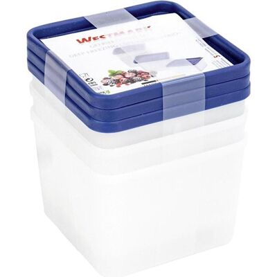 WESTMARK Gefrierdose 0,75l Blau/Weiß - Gefrierdose WESTMARK Gefrierdose 0,75l Blau/Weiß - Gefrierdose