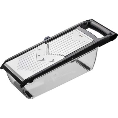 GEFU B 11,5 x L 32 cm - Rustfrit stål/plastik - Sort, Küchenreibe, Schwarz GEFU B 11,5 x L 32 cm - Rustfrit stål/plastik - Sort, Küchenreibe, Schwarz