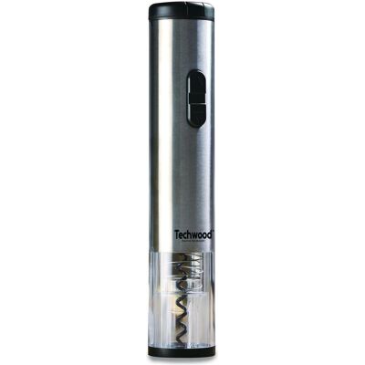 Techwood Electric corkscrew TIR-267i (silver), Flaschenöffner, Silber Techwood Electric corkscrew TIR-267i (silver), Flaschenöffner, Silber