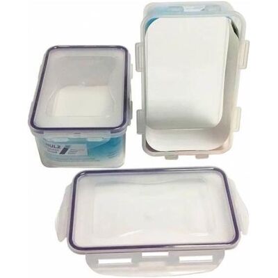 Magni, Aufbewahrungsbox, Safe Box Rechteck 1000ml 19,5 x 13 x 8 cm (1 l, 19.50 x 13 x 8 cm) Magni, Aufbewahrungsbox, Safe Box Rechteck 1000ml 19,5 x 13 x 8 cm (1 l, 19.50 x 13 x 8 cm)