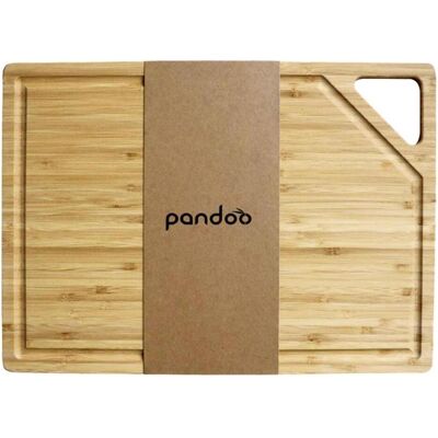 Pandoo Bambus Schneidebrett, Schneidebrett, Braun Pandoo Bambus Schneidebrett, Schneidebrett, Braun