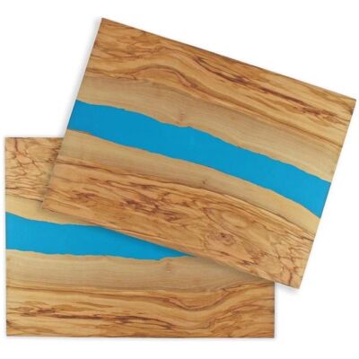 Winkee The River Serving board - small - Set of 2, Schneidebrett, Mehrfarbig, Braun Winkee The River Serving board - small - Set of 2, Schneidebrett, Mehrfarbig, Braun