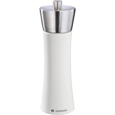 Küchenprofi Mühlen-Set AUGSBURG 18 cm schwarz/weiss, Pfeffermühle + Salzmühle, Weiss, Silber, Schwarz Küchenprofi Mühlen-Set AUGSBURG 18 cm schwarz/weiss, Pfeffermühle + Salzmühle, Weiss, Silber, Schwarz
