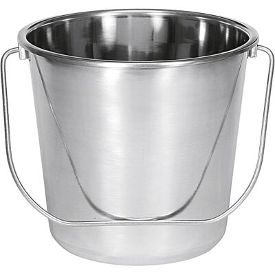 Krüger Eimer 8 l Edelstahl, Reinigungsutensil, Silber Krüger Eimer 8 l Edelstahl, Reinigungsutensil, Silber