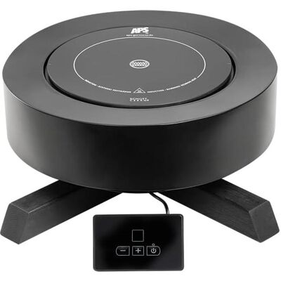 APS BONFIRE Induktionsstation - 24 cm, Schwarz, Elegant APS BONFIRE Induktionsstation - 24 cm, Schwarz, Elegant