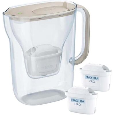 Brita Dzbanek filtrujący Dzbanek filtrujšcy Style Essential 2.4l + 2 wkłady, piaskowy, Wasserfilterkanne, Beige Brita Dzbanek filtrujący Dzbanek filtrujšcy Style Essential 2.4l + 2 wkłady, piaskowy, Wasserfilterkanne, Beige