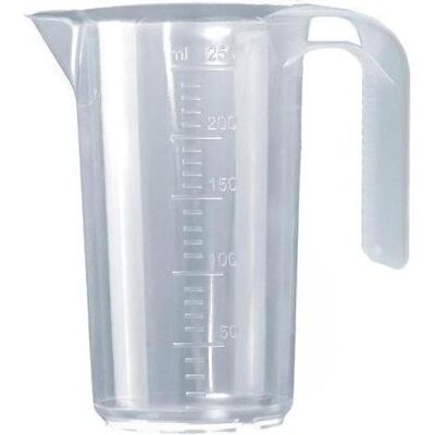 Waca Messkanne in Farbe transparent, 0,25 l, Messbecher, Transparent Waca Messkanne in Farbe transparent, 0,25 l, Messbecher, Transparent