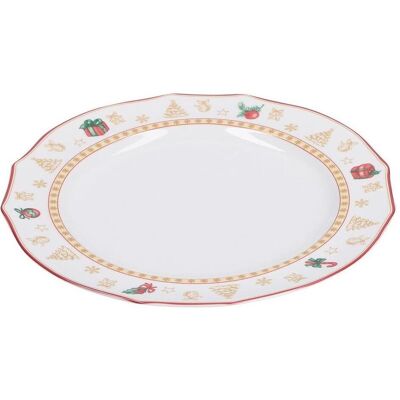 La Porcellana Bianca, Serviergeschirr, CHRISTMAS EDITION Patera na ciasto 31 cm La Porcellana Bianca, Serviergeschirr, CHRISTMAS EDITION Patera na ciasto 31 cm
