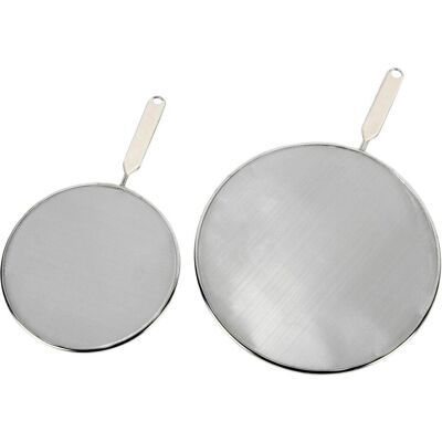 Metaltex Spritzschutzsieb-Set, Küchensieb, Silber Metaltex Spritzschutzsieb-Set, Küchensieb, Silber