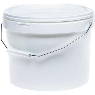 Rotho Bucket Plastis, 11.3 l, white, Lunchbox, Weiss Rotho Bucket Plastis, 11.3 l, white, Lunchbox, Weiss