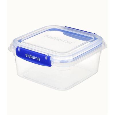 Sistema Frischhaltedose KLIP IT PLUS 1,15 l blau, Vorratsbehälter, Transparent Sistema Frischhaltedose KLIP IT PLUS 1,15 l blau, Vorratsbehälter, Transparent