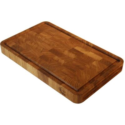 EcoFurn Cutting board, 40 x 25 cm, oak, Schneidebrett, Braun EcoFurn Cutting board, 40 x 25 cm, oak, Schneidebrett, Braun