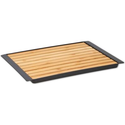alpina cutting board - Bamboo bread board with crumb tray, Schneidebrett, Schwarz, Braun alpina cutting board - Bamboo bread board with crumb tray, Schneidebrett, Schwarz, Braun