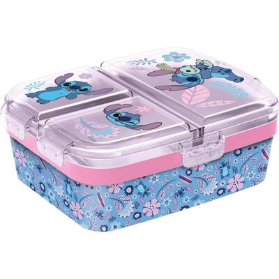 Stor "STITCH - Watercolor - Boîtes à Tartines multi compartiment", Lunchbox, Mehrfarbig Stor "STITCH - Watercolor - Boîtes à Tartines multi compartiment", Lunchbox, Mehrfarbig