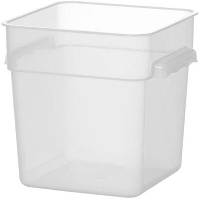 Hendi Lebensmittelbehälter mit Trennwand,, 1,9L, 190x190x(H)95mm, Vorratsbehälter Hendi Lebensmittelbehälter mit Trennwand,, 1,9L, 190x190x(H)95mm, Vorratsbehälter