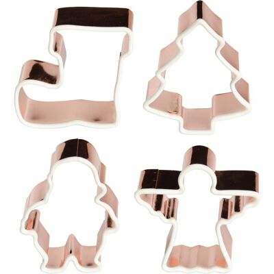 Lurch Ausstechformen Weihnachten 4er Set, Ausstechformen, Kupfer Lurch Ausstechformen Weihnachten 4er Set, Ausstechformen, Kupfer