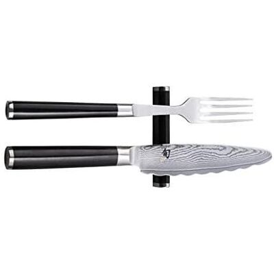 Kai Shun Besteckset 3-tlg. Gabel, Messer, Bänkchen, Besteck, Braun Kai Shun Besteckset 3-tlg. Gabel, Messer, Bänkchen, Besteck, Braun