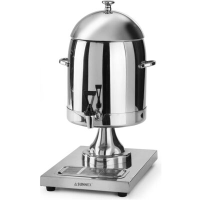 Hendi Milchspender mit Eiszylinder 10,5 l Edelstahl, Getränkespender, Silber Hendi Milchspender mit Eiszylinder 10,5 l Edelstahl, Getränkespender, Silber
