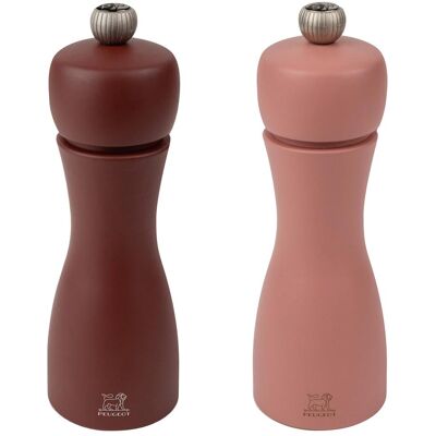 Peugeot Tahiti Pfeffer-/Salz Z Mühlenset 2 Stk 15 cm Braun, Pfeffermühle + Salzmühle, Weiss, Schwarz, Braun, Rosa Peugeot Tahiti Pfeffer-/Salz Z Mühlenset 2 Stk 15 cm Braun, Pfeffermühle + Salzmühle, Weiss, Schwarz, Braun, Rosa