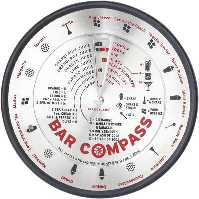Kikkerland, Bar Zubehör, Bar Compass Kikkerland, Bar Zubehör, Bar Compass