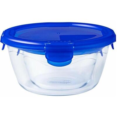 Pyrex Runde Koch- und Gehschüssel mit Deckelset, Vorratsbehälter, Blau Pyrex Runde Koch- und Gehschüssel mit Deckelset, Vorratsbehälter, Blau