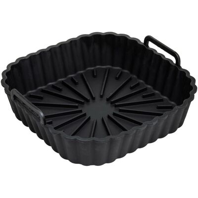 Bergner 22 x 22 cm Air fryer silicone mold, Zubehör Küchengeräte Bergner 22 x 22 cm Air fryer silicone mold, Zubehör Küchengeräte