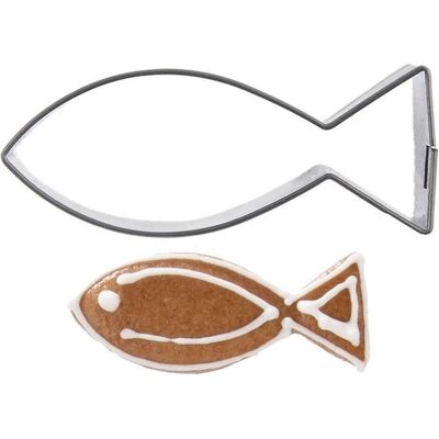 Lumarko Keksausstecher „Fisch“ 5 x 2 cm, spülmaschinenfest, Edelstahl, ORION, Ausstechformen, Silber Lumarko Keksausstecher „Fisch“ 5 x 2 cm, spülmaschinenfest, Edelstahl, ORION, Ausstechformen, Silber
