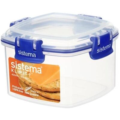 Sistema - Cracker Klip it Plus 400ml, Lunchbox Sistema - Cracker Klip it Plus 400ml, Lunchbox