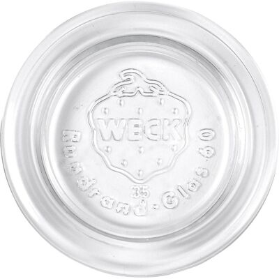 Weck Rundrand-Glasdeckel, Einmachgläser, Transparent Weck Rundrand-Glasdeckel, Einmachgläser, Transparent
