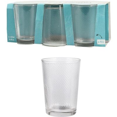 Excellent Houseware Gläserset ye6000770 425 ml (6 Stück), Trinkgläser, Transparent Excellent Houseware Gläserset ye6000770 425 ml (6 Stück), Trinkgläser, Transparent