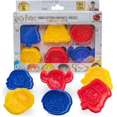 Cinereplicas Harry Potter: Kawaii, Ausstechformen, Mehrfarbig Cinereplicas Harry Potter: Kawaii, Ausstechformen, Mehrfarbig