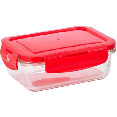 Benetton Behälter für Lebensmittel, Vorratsbehälter, Blau, Rot, Grün Benetton Behälter für Lebensmittel, Vorratsbehälter, Blau, Rot, Grün