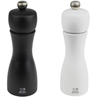 Peugeot Pfeffermühle und Salzmühle Tahiti Duo, Pfeffermühle + Salzmühle, Weiss, Schwarz Peugeot Pfeffermühle und Salzmühle Tahiti Duo, Pfeffermühle + Salzmühle, Weiss, Schwarz