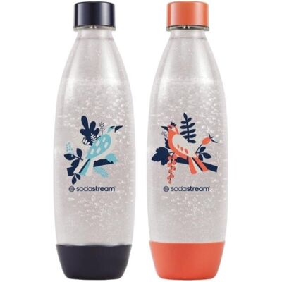 SodaStream Butelki Fuse Birds 2x1L, Wassersprudler Zubehör SodaStream Butelki Fuse Birds 2x1L, Wassersprudler Zubehör