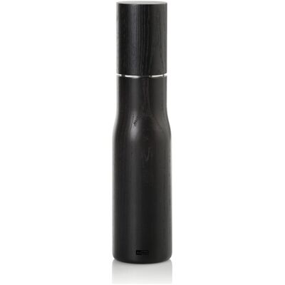 AdHoc Pfeffer- / Salzmühle Levo, CeraCut Ceramic Mahlwerk, Eschenholz schwarz/Edelstahl, D: 6,5 cm, H: 27, Pfeffermühle + Salzmühle, Schwarz, Silber AdHoc Pfeffer- / Salzmühle Levo, CeraCut Ceramic Mahlwerk, Eschenholz schwarz/Edelstahl, D: 6,5 cm, H: 27, Pfeffermühle + Salzmühle, Schwarz, Silber